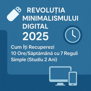 Revoluția Minimalismului Digital 2025: Cum Îți Recuperezi 10 Ore/Săptămână cu 7 Regi Simple (Studiu 2 Ani)