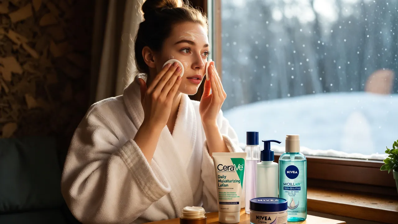 Rutina de îngrijire a pielii uscate iarna – produse accesibile sub 100 lei