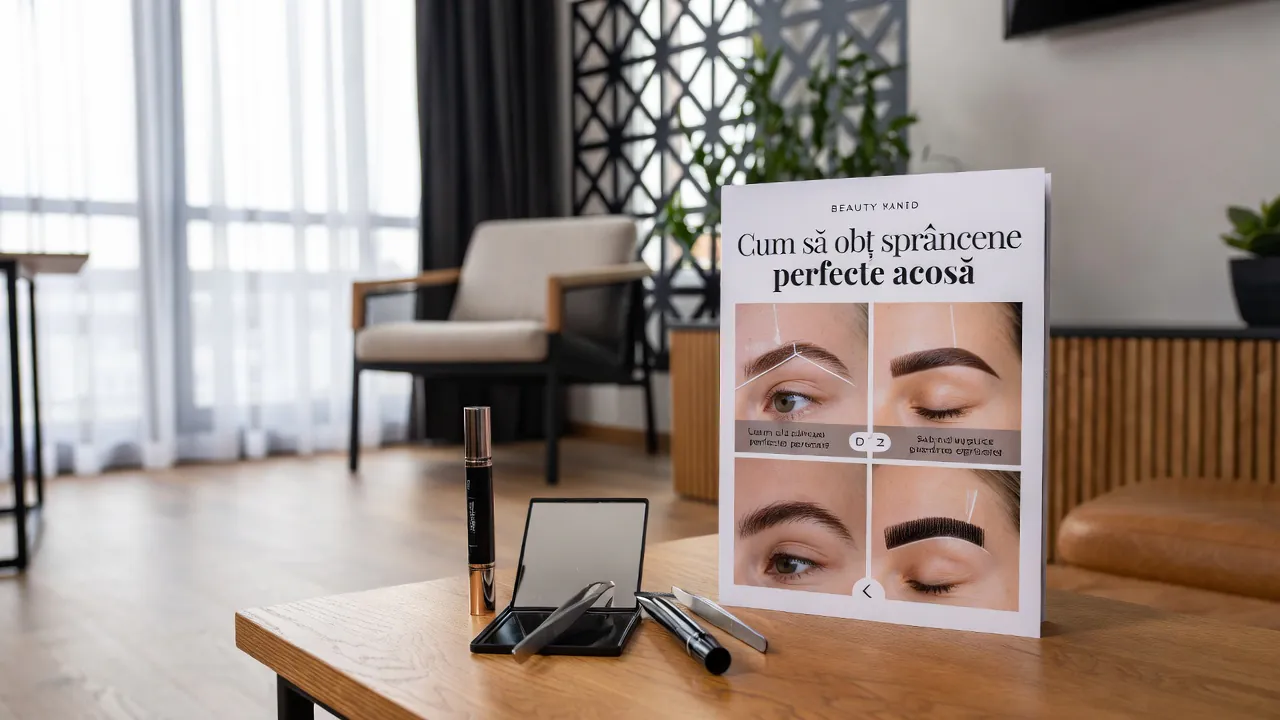 sprâncene perfecte acasă
